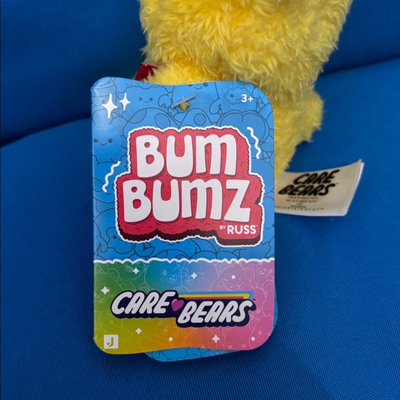 BumBumz CareBears Funshine Bear Rated 3+ Years Old Beans In The Toy NWTS - Picture 3 of 11